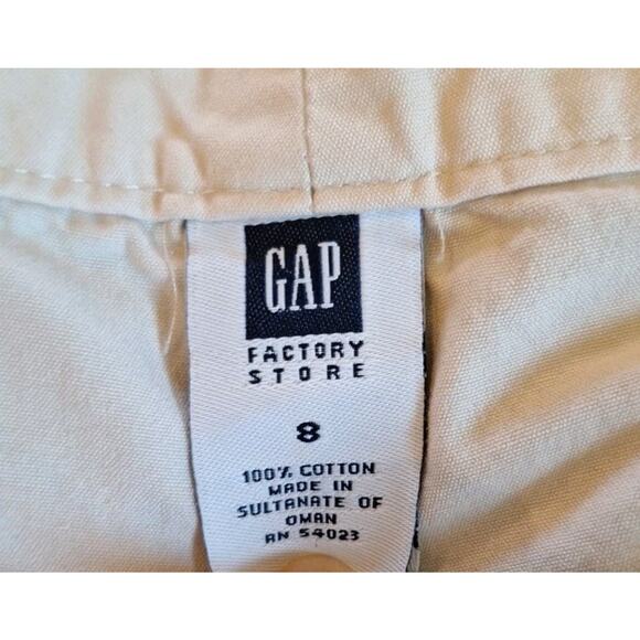 Gap 100% Cotton Women's Khaki Mid Rise Shorts Sz 8. 3" Inseam. - Picture 6 of 6